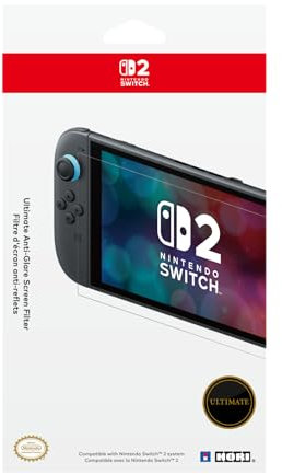 HORI Ultimative Blendschutz-Displayschutzfolie für Nintendo Switch 2 - Offiziell lizenziert von Nintendo