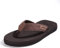 FITORY Tongs Homme Adulte - Été Flip Flop Plates Antidérapantes pour Plage/Piscine Sandales Marron Taille 40 EU