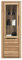 Vitrine Greta Standvitrine Schrank 70 cm Eiche geölt Teilmassiv NEU/OVP