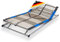 CubeSleep 7-Zonen Lattenrost Pure KF 44-Leisten | Kopf- und Fußteil verstellbar | Federung mit Härteregulierung | Made In Germany | GS Zertifiziert – geprüfte Sicherheit (120 x 200 cm)