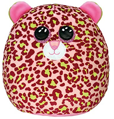 TY Leopard Squish Kissen, circa 20 cm, 2007567, Mehrfarbig