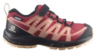 Salomon XA Pro V8 ClimaSalomon Waterproof Kinder Trailrunning-Schuhe, Präzise Passform, Grip in jedem Gelände, Sportlicher Look, Earth Red, 26