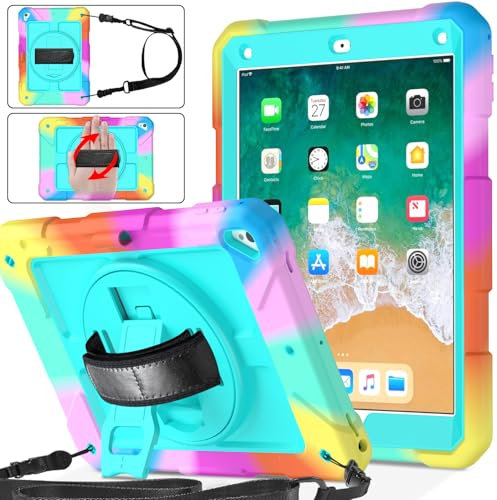 SINSO Schutzhülle für iPad 6. Generation, iPad 5. Generation, iPad 9.7 Hülle, iPad Air 2/1, Türkis