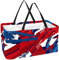 Desheze Aufbewahrungskorb Union-Jack Wäschekorb Drucken Aufbewahrungstasche Extra Großen Faltbare Spielzeug Organizer 56x29x32 cm