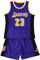 Basketball Trikot Kinder,Basketball Training Trikot Kinder, Basketball Trikot füR Jungs-Weste und Short 2-Teilige, Basketball Kleidung Kinder Geschenke füR Jungen im Alter Von 4-14 Jahren Gelb/Lila