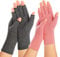 Zexhoor 2 Paar Arthritis Kompressionshandschuhe für Damen und Herren, Karpaltunnelschmerzlinderung, fingerlos für Tippen und tägliche Arbeit