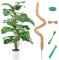 zerotop Plante Tuteur Coco Support pour Plante Grimpante, 114cm Grimpante Tuteur Pliable pour Plante Monstera Extension Et Support pour Maison Jardin De Support De Plante(1*114cm)