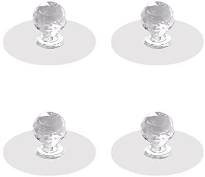 XINHUIYI 2 Pairs Drawer Knob Stick on Handle Adhesive Knobs Stick Multifunctional Additional Handle for Cabinet Door for Ordinary Drawers Kitchen Cupboards