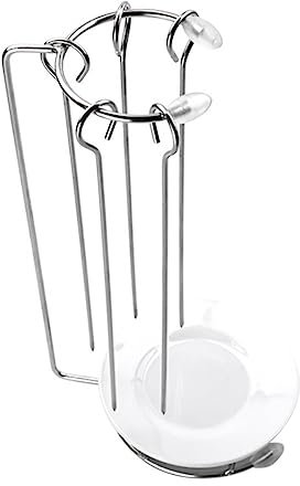 Zerodeko Hanging BBQ Skewers 1 Set BBQ Hanger Bracket Rack Skewer Hanging Kabob Skewers Kabob Stand Barbecue Skewer Stand Flat Stainless Steel Non Stick Grill