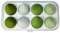 EUDUQ 8 Stück Make up Schwamm Set,Beauty Blender groß Make Up ei bunt Puderquaste Kosmetik Schwämmchen Waschbar Sponge Abschminkpads für Flüssigkeit Foundation Puder Sonnenschutz Grüner