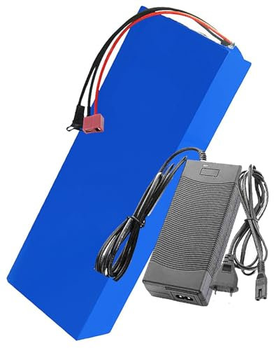 stdpcxz Batería De Iones De Litio para 48V 10/12/15/20AH Batería De Alta Potencia Batería Impermeable para 150W 250W 350W 500W 750W 1000W Motor [Clase De Eficiencia Energética A] 48V12AH,T