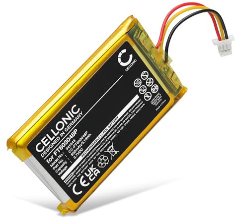 CELLONIC, Akku für Headset kompatibel mit SteelSeries Arctis 9X kompatibel mit PDP LVL50 (850mAh, 3.7V) Ersatzakku FT603048P