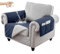 RAPRAP 100% Wasserdicht Sofa überzug 1 Sitzer, rutschfest Sofabezug mit Tasche für Kinder, Haustiere, Hunde, Waschbare Sesselbezug, Navy Blue,1 Seater