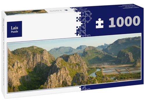 Lais Puzzle Berg im Khao Sam ROI Yot National Park, Thailand 1000 Teile Panorama