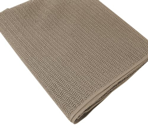 Top Qualität !!! Gartentischdecke Weichschaum Tischdecke Anti Rutsch wetterfest rutschfest waschbar Garten 130x220cm, Farben:Taupe