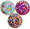 KEELYY 3Pcs Dekoteller Halloween, 22cm Ø Halloween Teller Wiederverwendbar, dekorative Servierplatten mit Halloween Motiven, Snackschale für Halloween, Mottoparty, Kindergeburtstag