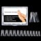 BNG 120PCS Nail Dual Forms For Gel Nails Extension, Professional Wide Nail Form Tips Full Cover Acrylic Nail Molds Quick Building, Reusable (Mold D)