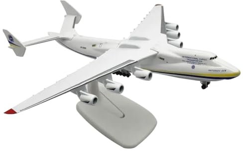 Kopinma 1/400 Antonov An-225 Mriya Large Transport Airplane Model, Metal Alloy Antonov An-225 Mriya Airplane Model for Collecting and Gift,Home Office Home Decoration