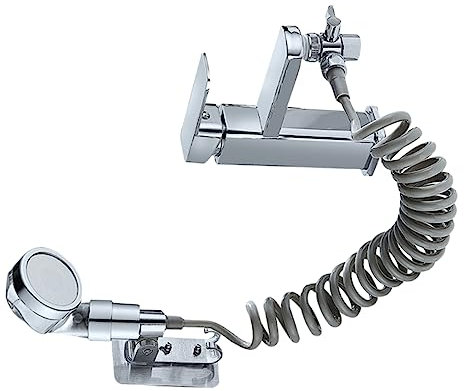 KITANDOVE 1ensemble Set Extenseur De Pour Lavabo Avec Filtre Intégré Flexible Portable Et Pratique Pour Économie Eau Pour Laver Le Visage Les Animaux Shampooing Tuyau Et Support Inclus
