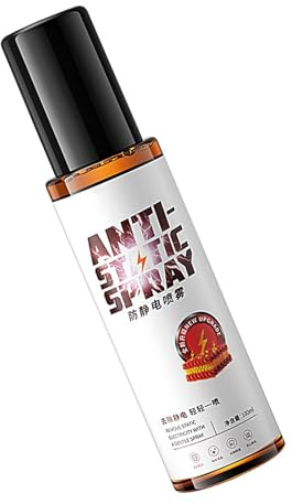 Spray protettivo statico – Spray antistatico 100 ml | Rinfrescante | istantaneo del tessuto | Solvente statico per abbigliamento | Eliminatore antistatico del solvente di elettricità rid
