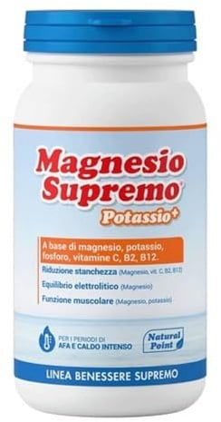 Magnesio Supremo - Magnesio Supremo Potassio+ con Magnesio e Potassio Barattolo 150gr - 989018130