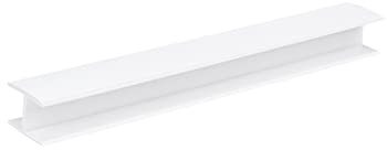 Wohnoria® Sockelblende Verbinder Weiß Hochglanz 150mm | Sockellesite | Sockelprofil | Küchensockel | Eckverbindung | Endstück | Zubehör