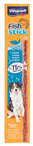 Vitakraft Fish Stick Leckerli Lachs für Hunde, 15 g, 10 Stück