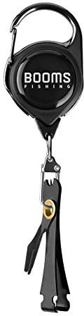 Booms Fishing Ausleger Angeln FC1 Nipper Clip mit Retractor, schwarz