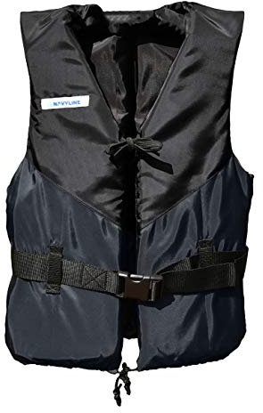 Navyline Unisex 50N Schwimmhilfe Schwimmweste, Farbe:Navyblau, Größe:90kg+