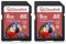 Cloudisk Pack of 2 8GB SD Card SDHC Memory Card, UHS-I U1 Class 10 (8GB)