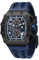 TSAR BOMBA Herren Uhr Tonneau Chronograph 50M Wasserdichter Luxus Skelett Daydate Armbanduhr Stilvolles Cool Tauchen Sport Männer Uhren Japanisches Quarzwerk Saphirglas Geschenk für Männer