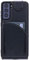 Burkley Leder Flip Case für Samsung Galaxy S22 Handyhülle Handytasche mit 360° Schutz und Kartenfach (Schwarz)