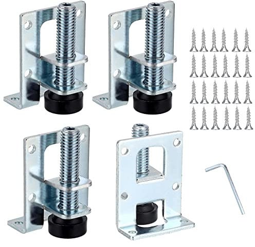 IGNPION Heavy Duty Adjustable Furniture Leveler Feet 4pcs M10 Furniture Leveling Legs for Tables, Shelving Units, Cabinets, Workbench