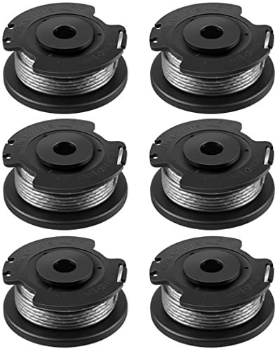 Odashen Lot de 6 F016800569/F016800385 bobines et fil de rechange pour débroussailleuse Bosch EasyGrassCut 18V 23 26 18-230 18-260 18-26 Art 23 SL / 26 SL