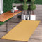 Jimri In- & Outdoor Teppich - Wetterfester Teppich für Balkon, Terrasse, Garten, Wohnzimmer, Küche - Strapazierfähiger Bodenteppich, Widersteht UV-Strahlen & Wasser - Größe 80 x 250 cm, Gelb