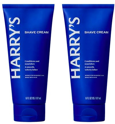 Harry's Shaving Cream for Men with Aloe and Eucalyptus - 6 oz (2 Pack)