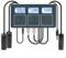 für Tuya WiFi 8-in-1 Wasserqualitätstester, Multi-Parameter-Wasseranalysator, hochgenauer Wasserqualitätstester für Hydrokultur, Aquakultur, Labors (UK)