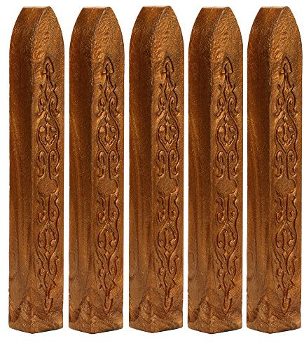 Wachssiegelstäbchen, 5 Stück Siegelwachsstäbchen ohne Dochte Siegelwachs for Retro Vintage Wachssiegel dekorative Hochzeitseinladungen /57 (Color : Khaki)