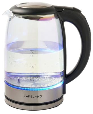 Lakeland Pearlescent Glass Electric Kettle 1.7L*