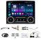 IEEDFJKK Car-Play Android Auto Receptor estéreo para Coche Radio Multimedia Reproductor Multimedia Doble Perilla 2DIN 232GB navegación