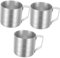 PRETYZOOM 3 Pièces Tasse à mesurer coupe graduée de laboratoire gobelet doseur pichet mousseur à lait de doseur gobelet gradué ménager tasse avec balance aluminium
