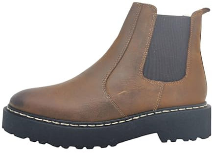 Palpa Damenschuhe Stiefel Gefüttert Stiefelette Braun Freizeit