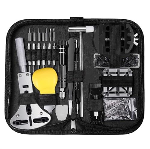 Watch Repair Kit Professional Spring Bar Tool Kit, Watch Battery Replacement Tool Kit, Strap Chain Pin Tool Kit Watch Tool Kit