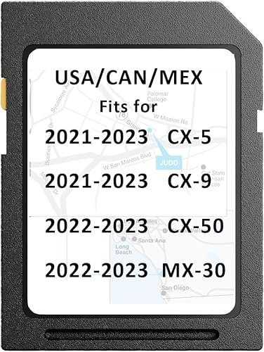 2024 Navigation SD Card Compatible with Year 2021 2022 2023 Model cx5/9,2022 2023 Year Model mx30/cx50
