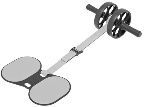 Mimoqk Fitness Roller Wheel, Home Gym Ab Wheel, Core Strength Trainer, Sturdy and stable Design Wheels for Abs, Portable Ab Roller for Home Gym Equipment, 50,79 x 14,17 Zoll
