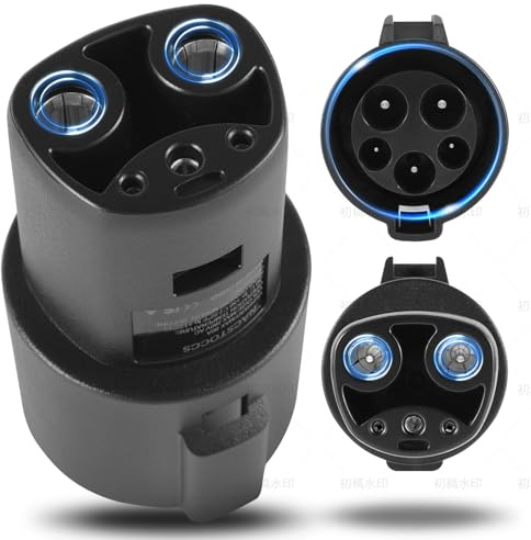 J1772 Ladeadapter für Tesla Model 3, Y, S, X, bis zu 80A 280V, Adapter J1772 auf NACS mit Sicherheitszertifikat, einfache Installation, effizientes Ladedesign Plated