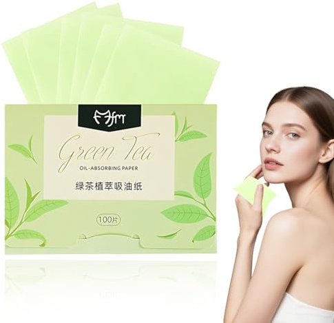 GILWUMO 400 Feuilles de Papier Absorbant l'Huile pour le Visage, Papier Régulateur de Sébu pour Hommes et Femmes, Adapté à la Maison, Salle de Sport, Sport ou Bureau, Sept Parfums Différents au Choix
