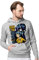 BLAK TEE Herren Anime Girl is Sick of You Kapuzenpullover