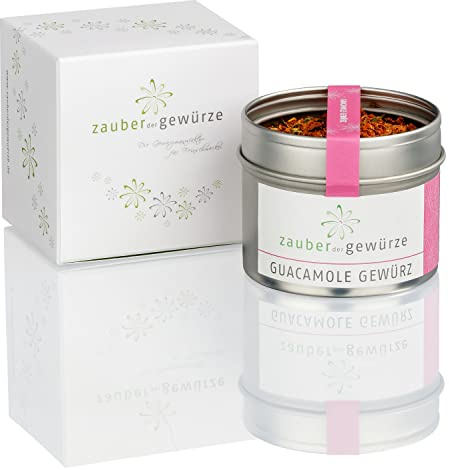 Zauber der Gewürze Guacamole Gewürz 1-er Geschenkbox | Gewürze Geschenkset mit einer mexikanischen Gewürzmischung in Premiumqualität, als Geschenk für Hobbyköche & Genießer, 50 g