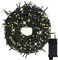 lichterkette funkeleffekt 300Led 30M Lichterketten Weihnachtsbaum Lichterketten mit funkelndem Effekt Ein Blinker pro 10 Glühbirnen Innen-Außen